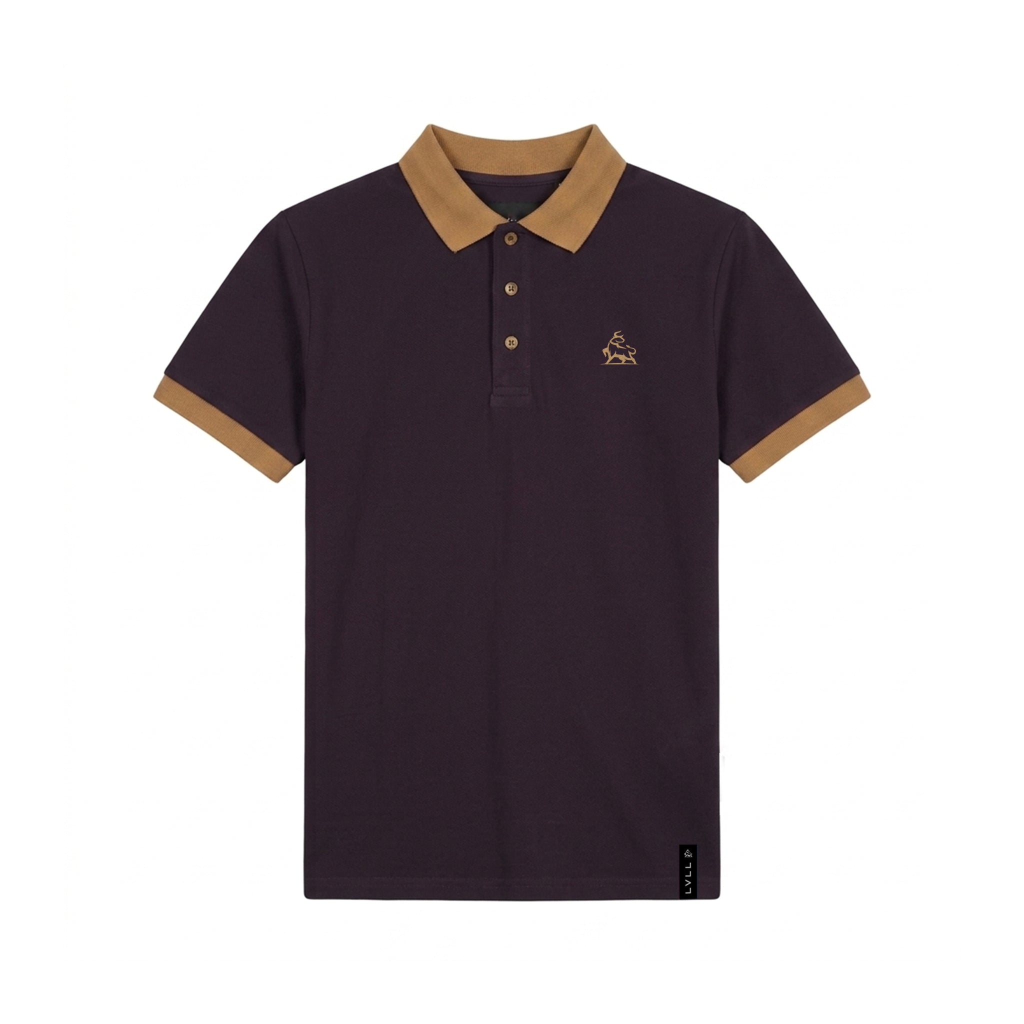 Plum Moca Dark Purple Polo Shirt | The LVLL™