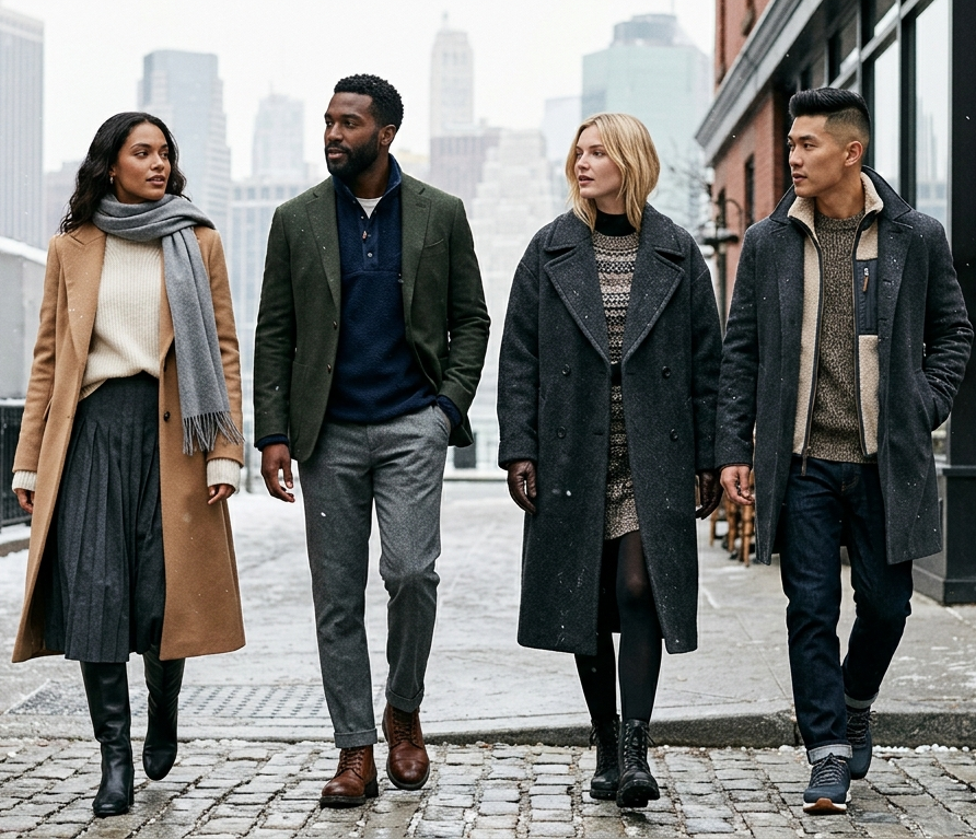 Warm Fabrics for Winter: Stylish Wool, Cashmere, Fleece & Blends for Layered Outfits