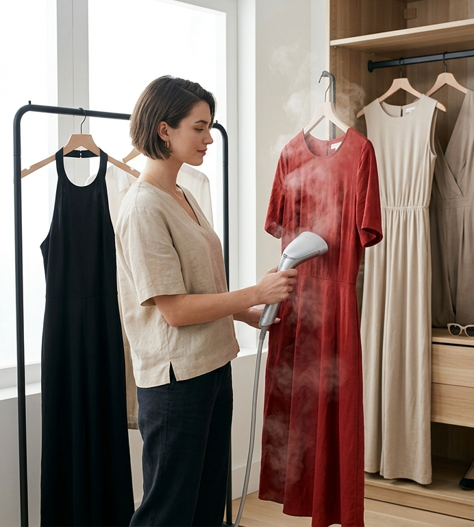 Remove Wrinkles From Clothes: Steaming vs Ironing & Fabric Care Guide