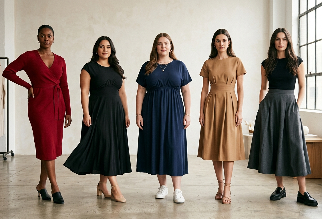 How to Choose a Dress Based on Body Shape: Flattering Style Guide