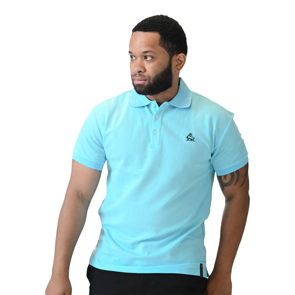 Cloud Drift Sky Blue Polo Shirt