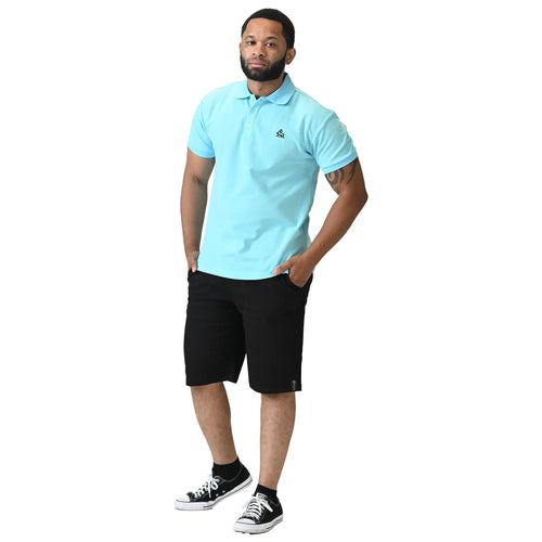 Cloud Drift Sky Blue Polo Shirt
