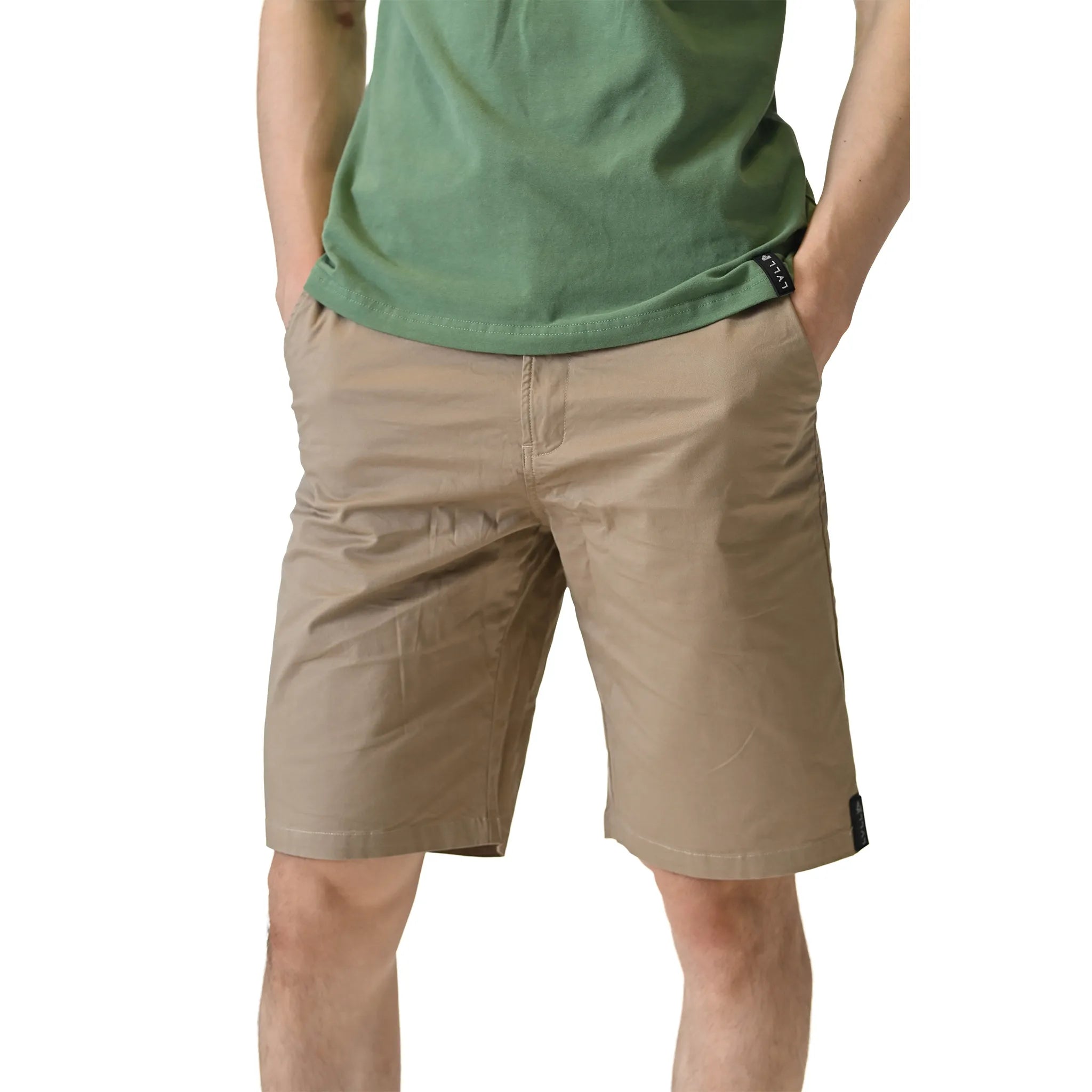 Desert Walk Beige Dress Shorts