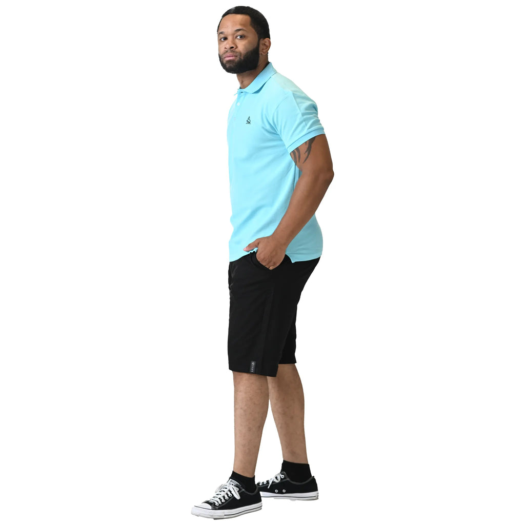Cloud Drift Sky Blue Polo Shirt