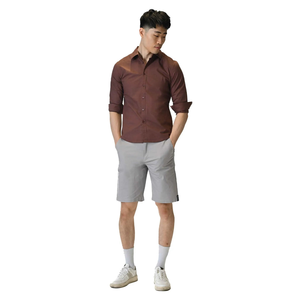 Garnet Line Maroon Dress Shirt