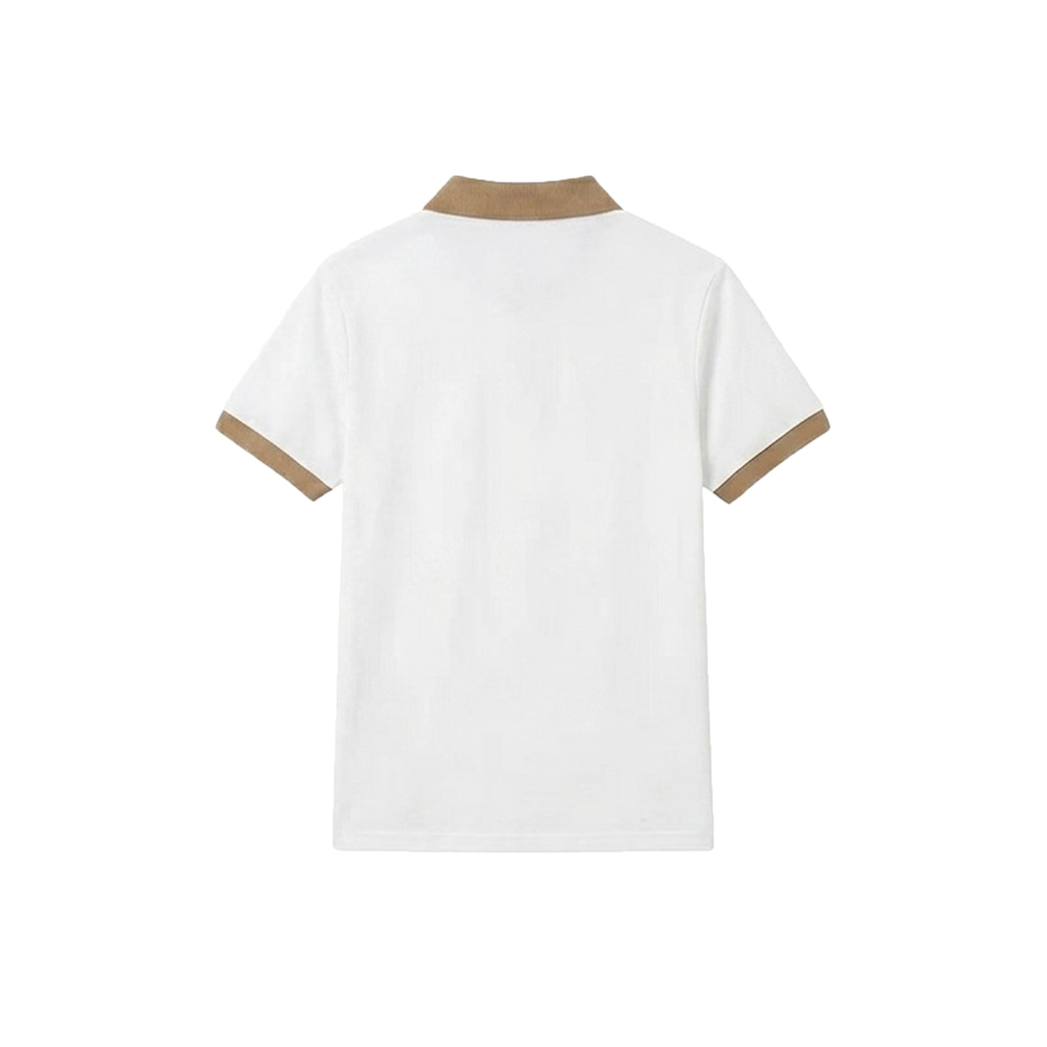 象牙色烤白 Polo 衫