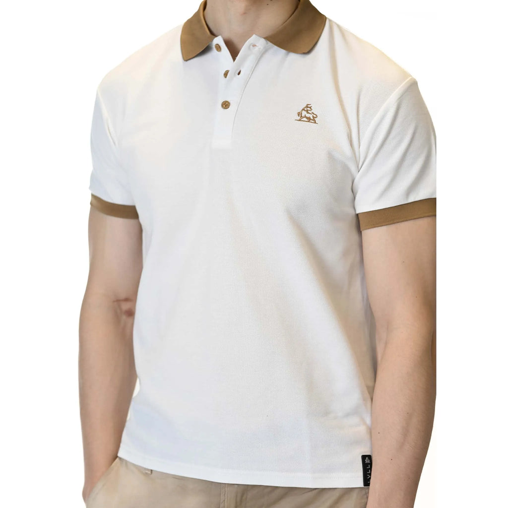 Ivory Roast White Polo Shirt