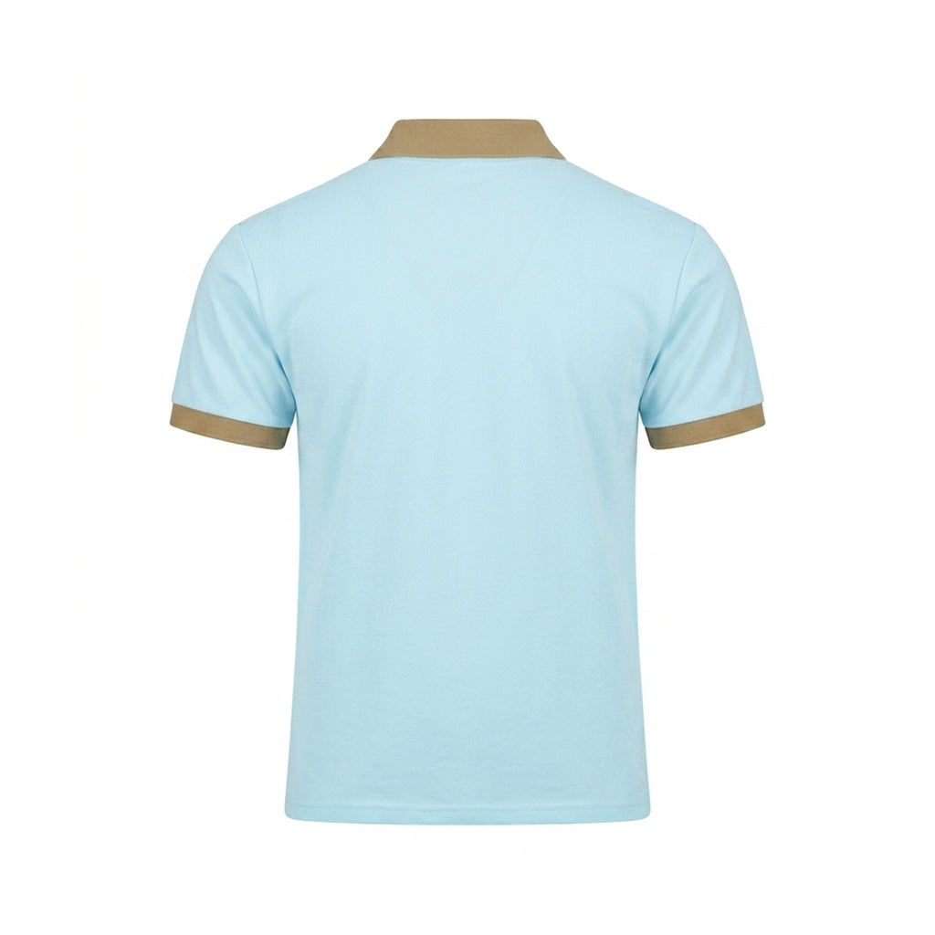 苔藓摩卡浅蓝色 Polo 衫