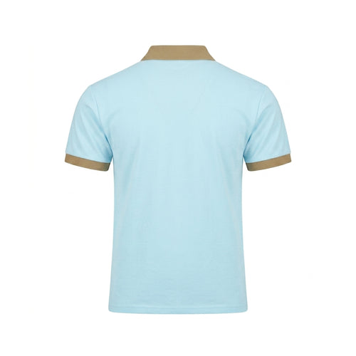 moss bros polo Moss Moca Light Blue Polo Shirt