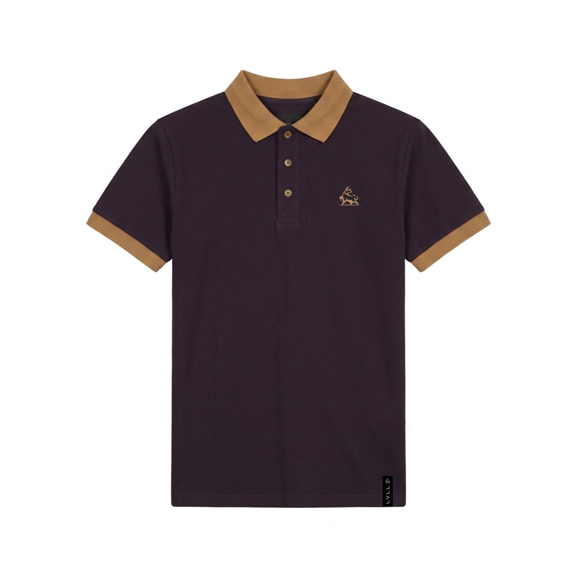 Plum Moca Dark Purple Polo Shirt | The LVLL™