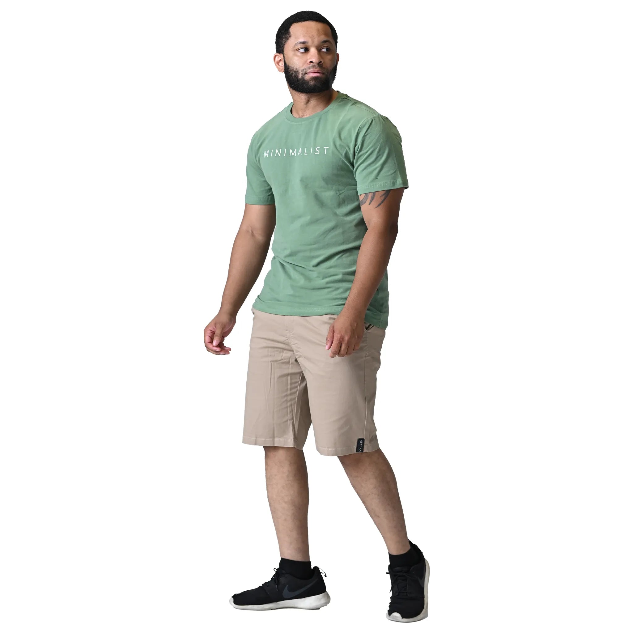 Minimal Moss Green T-Shirt