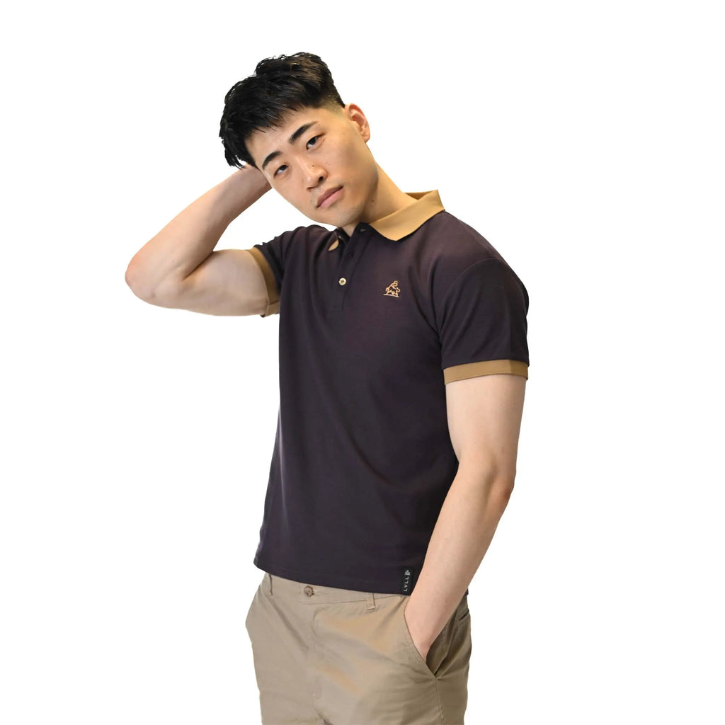 Polo morado oscuro Plum Moca