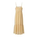 The Nysa Light Gold Midi Dress