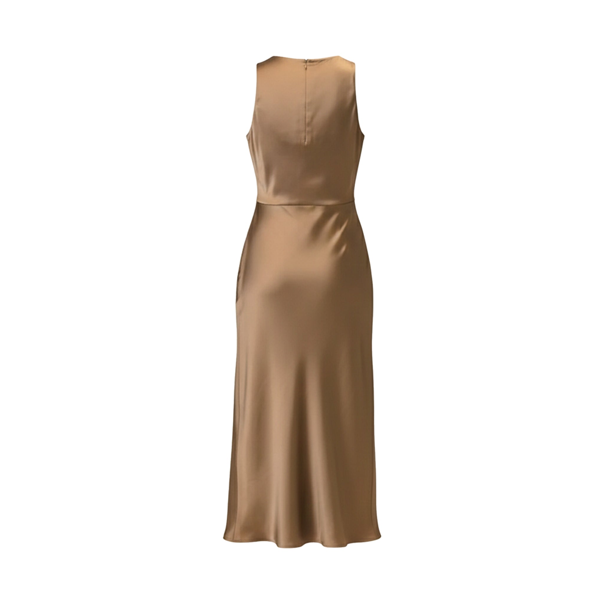 Elira Arc Champagne Satin Gown | The LVLL Elira Arc Champagne Satin Gown | The LVLL