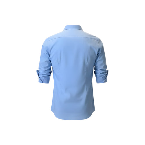 Azure Press Dodger Blue Dress Shirt