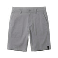 Pantalones cortos de vestir gris carbón flexible