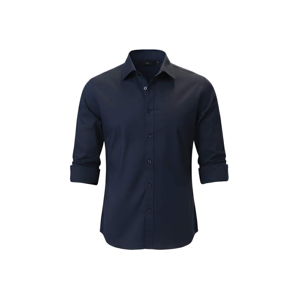 Camisa de vestir azul marino True Depth