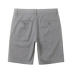 Pantalones cortos de vestir gris carbón flexible