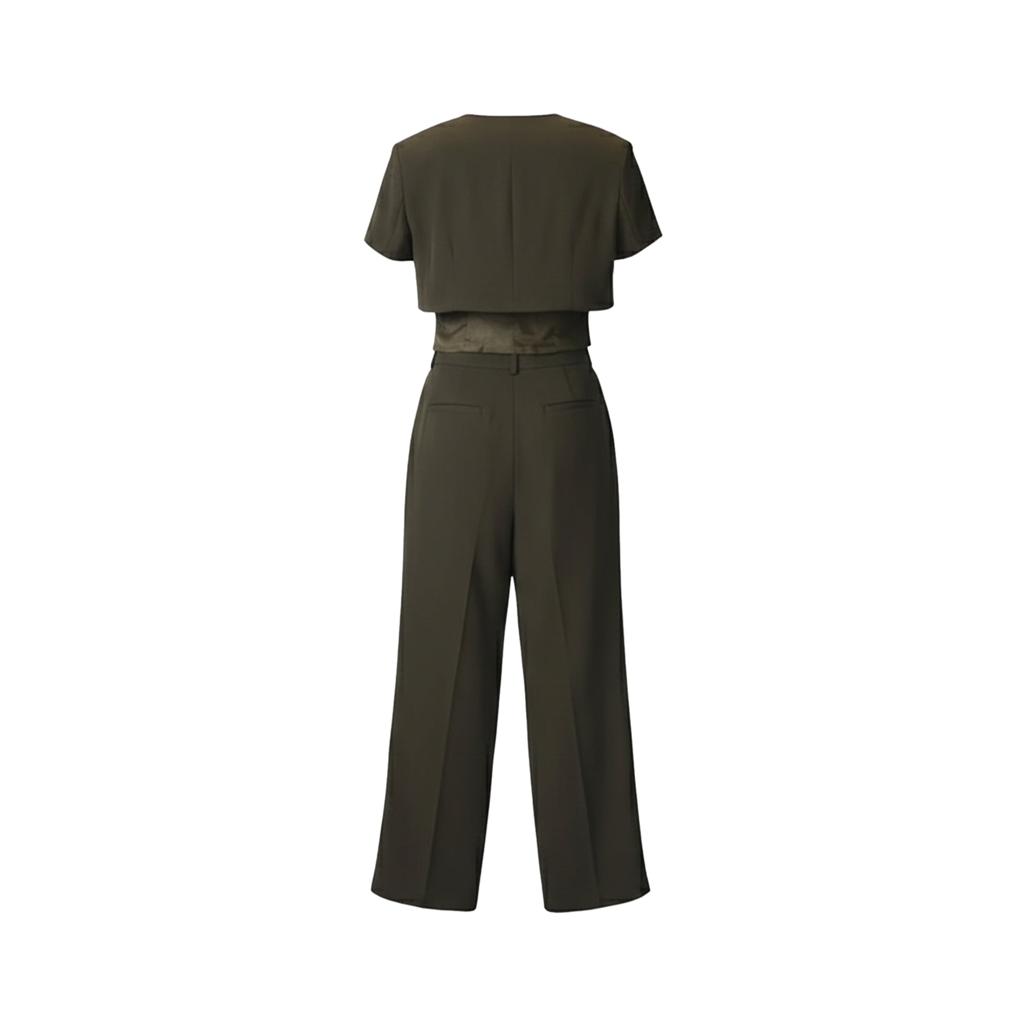 Bossbelle Deep Emerald Power Jumpsuit