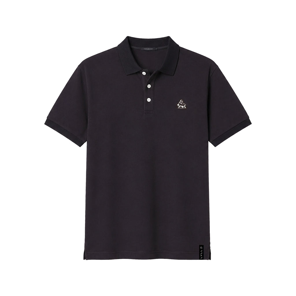 石色紫灰色 Polo 衫