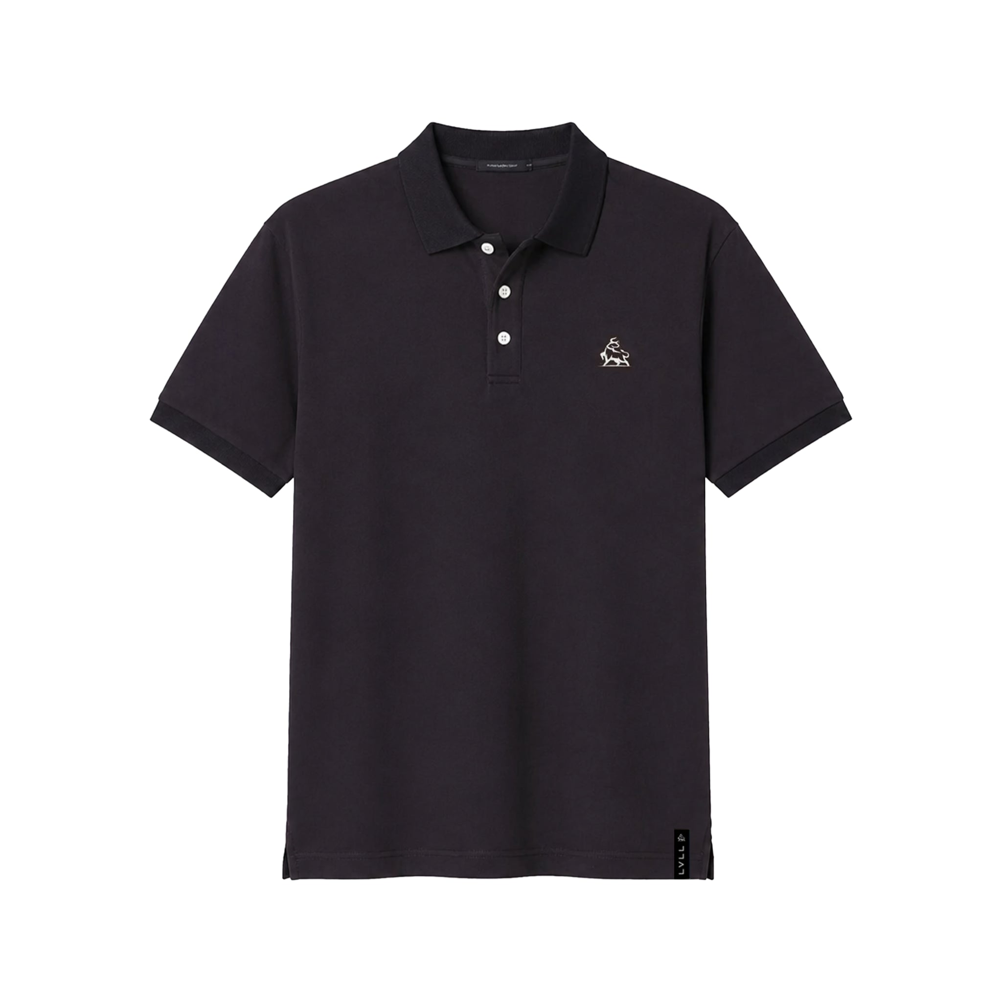石色紫灰色 Polo 衫
