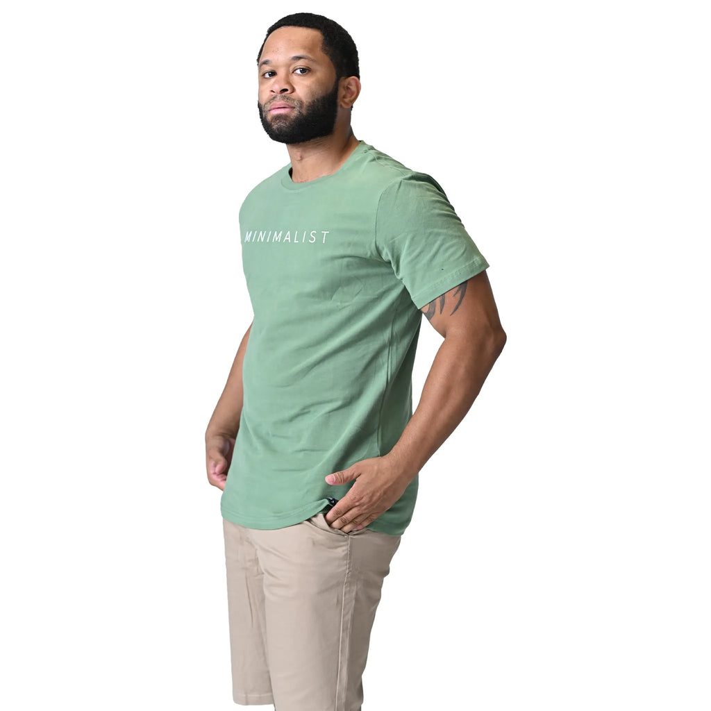 Minimal Moss Green T-Shirt