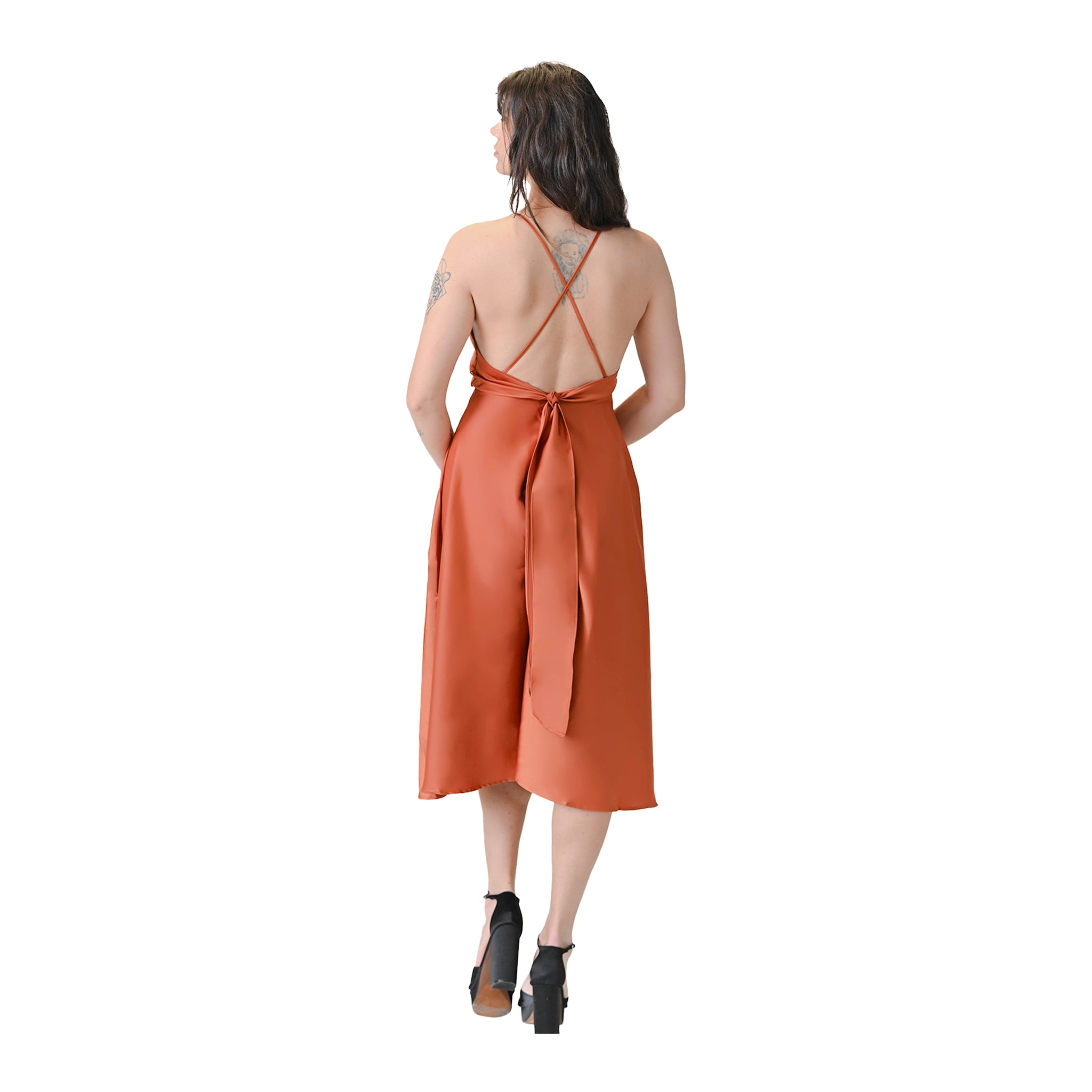 burnt orange slip dress Charissa Slip Dress - Burnt Orange