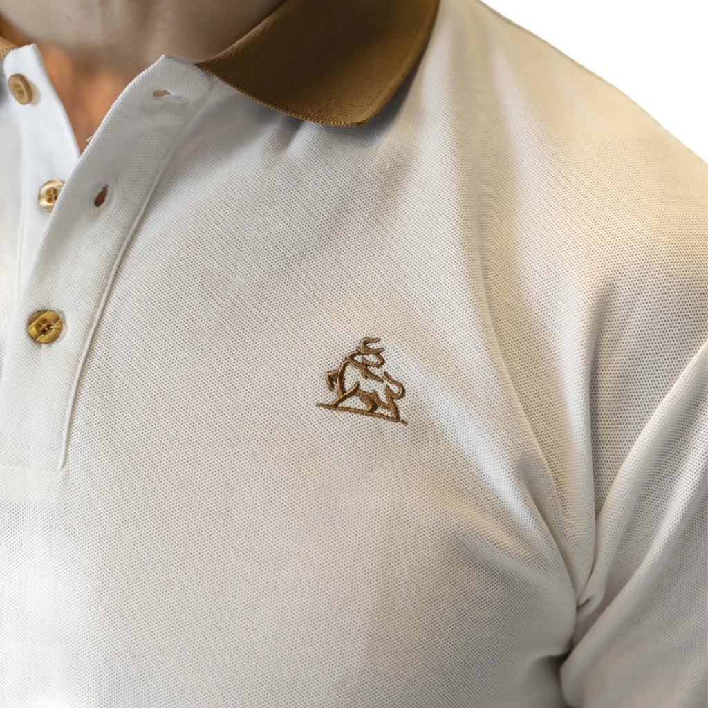 Ivory Roast White Polo Shirt