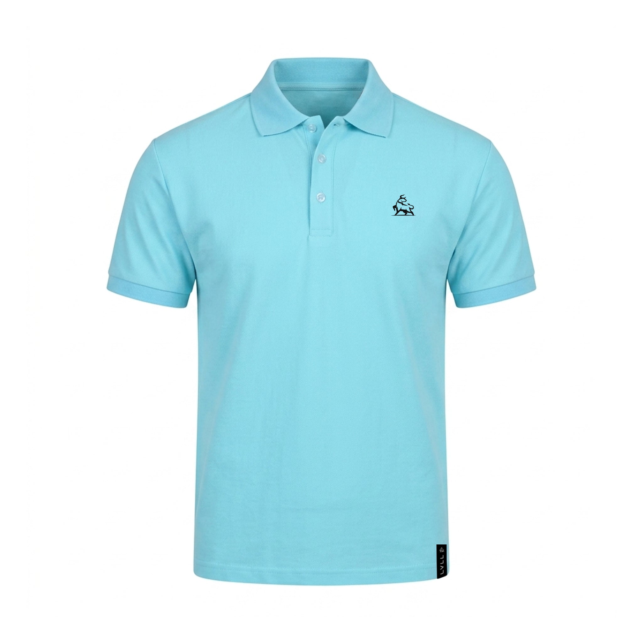 Cloud Drift Sky Blue Polo Shirt