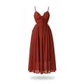 Enchanted Flame Crimson Red Maxi Dress