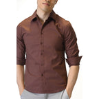 Garnet Line Maroon Dress Shirt