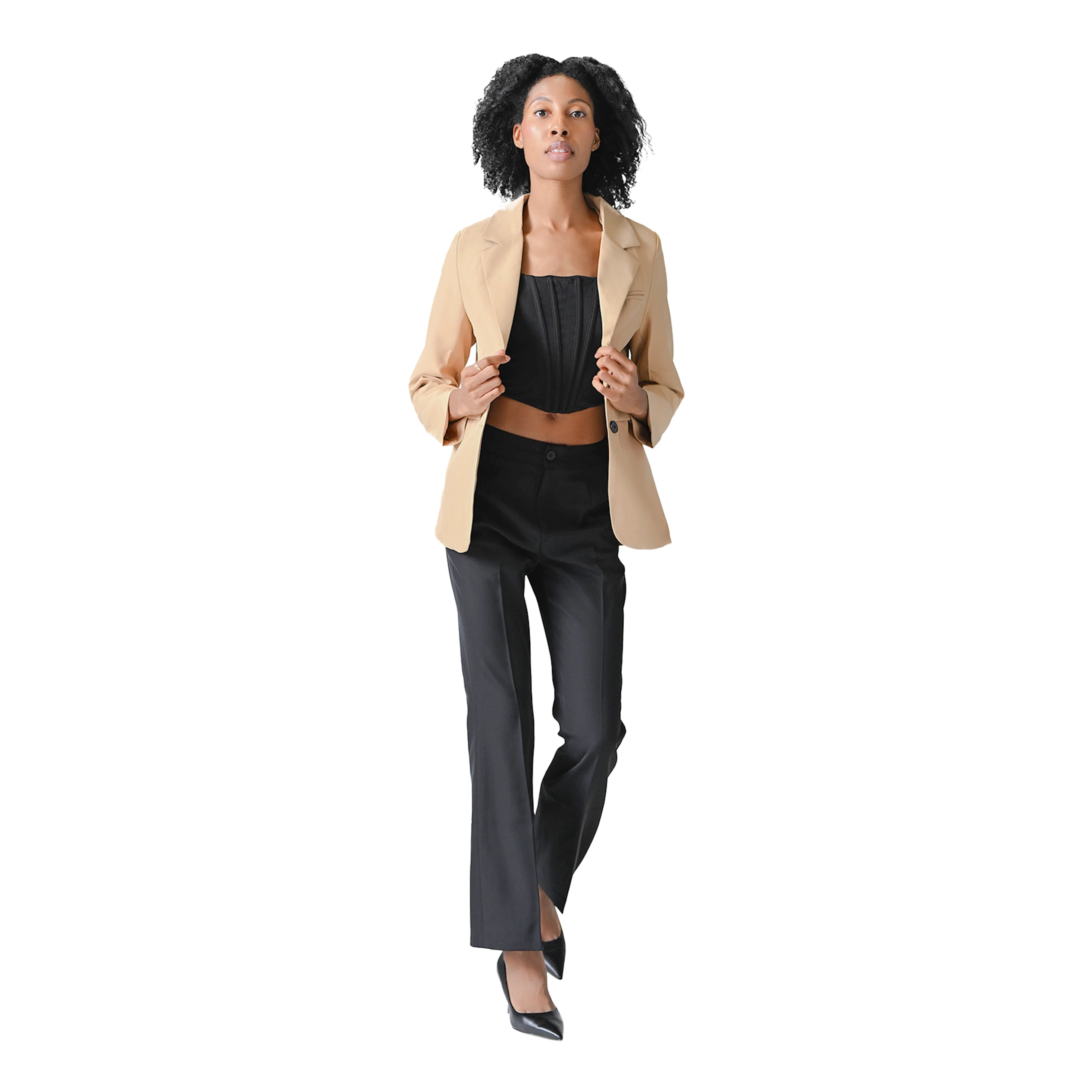 Gracelyn Relaxed Warm Sand Blazer