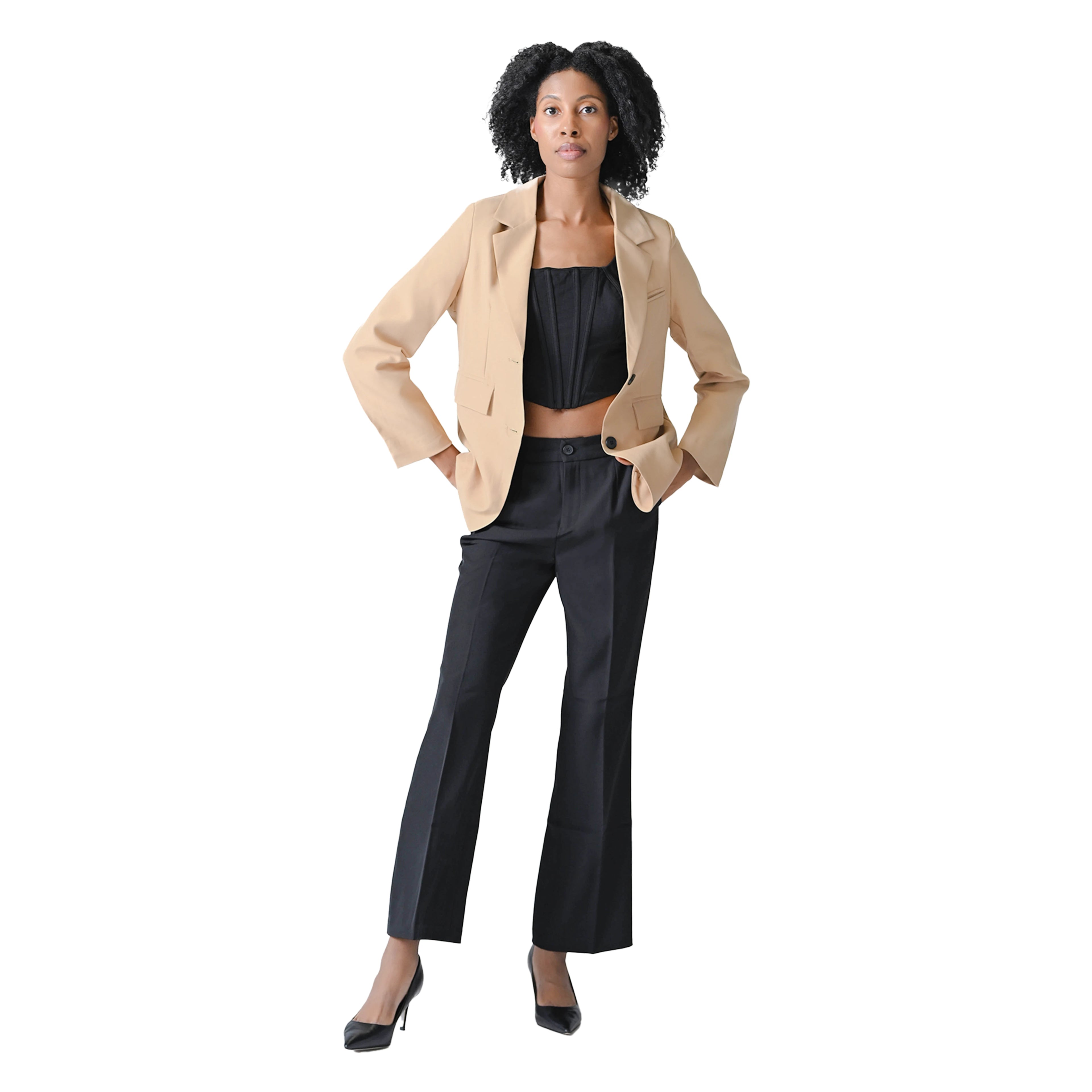 Gracelyn Relaxed Warm Sand Blazer