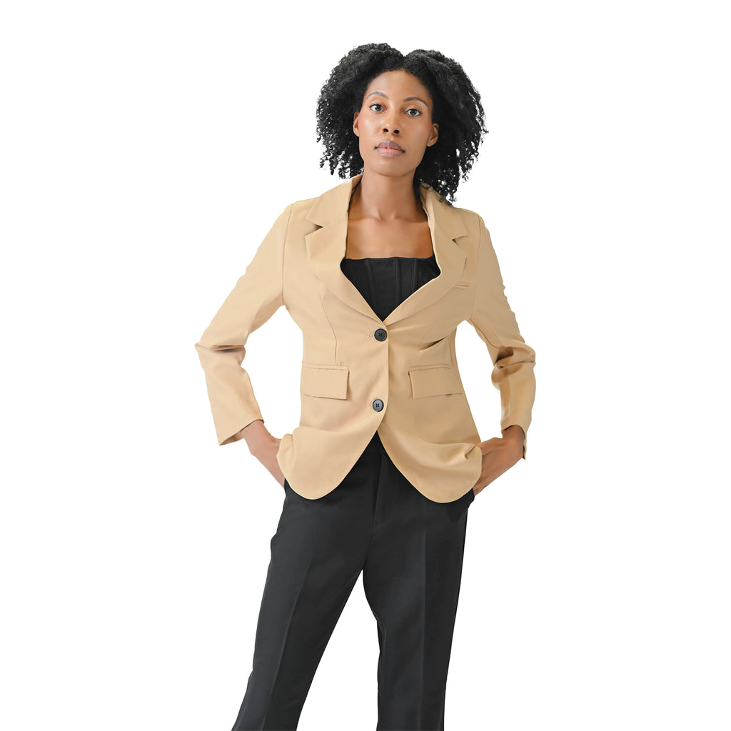 Gracelyn Relaxed Warm Sand Blazer