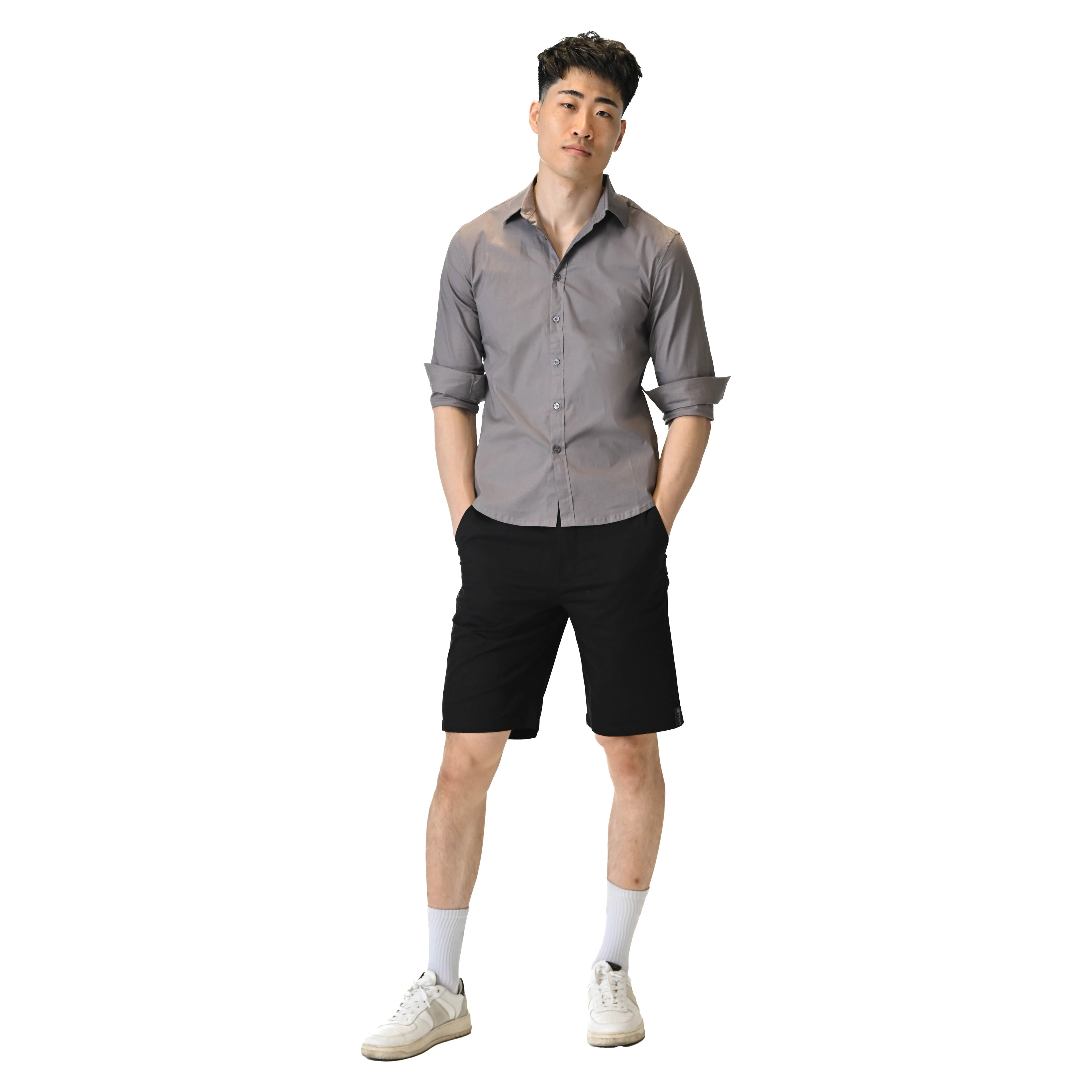 Graphite Edge Grey Dress Shirt | The LVLL Graphite Edge Grey Dress Shirt | The LVLL