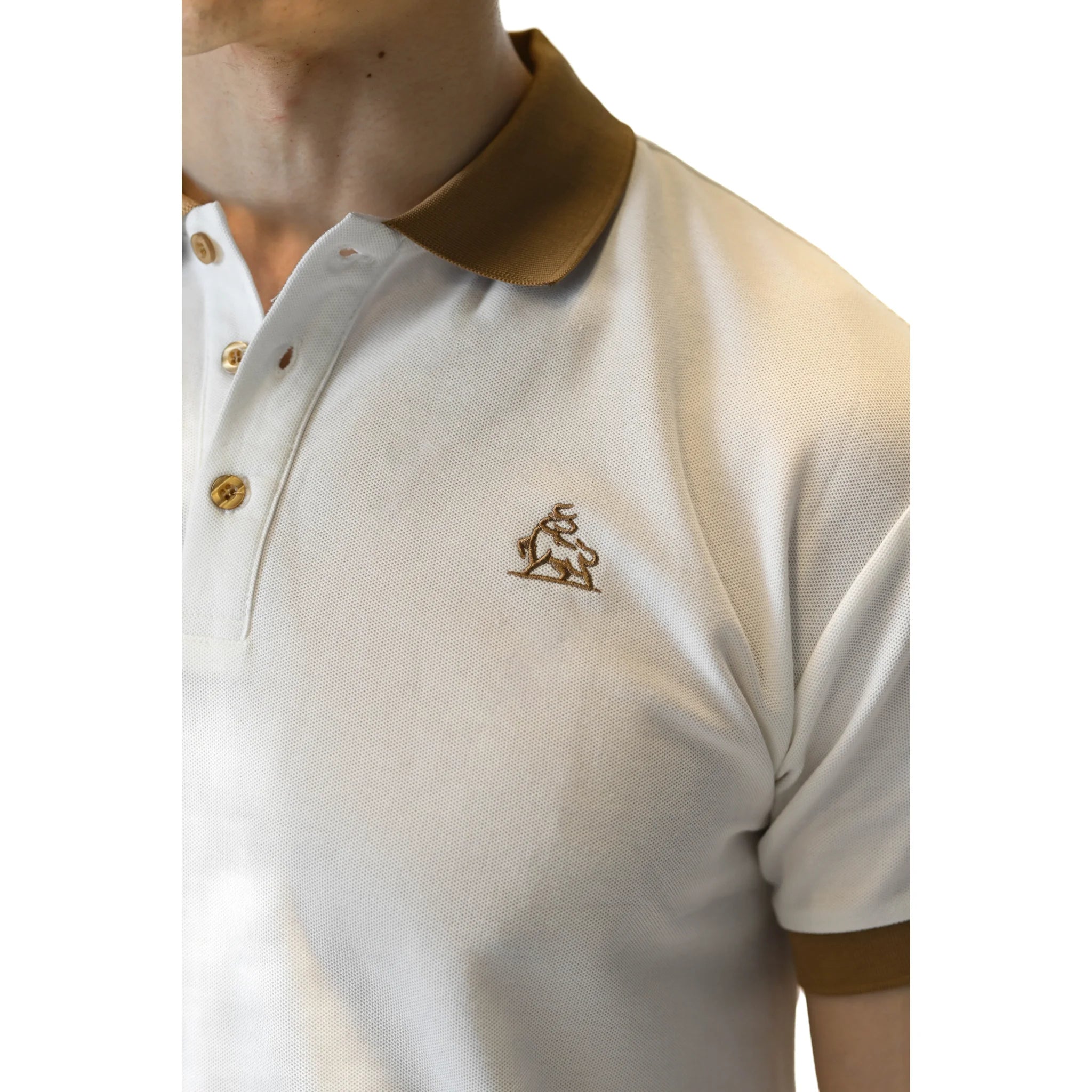 Ivory Roast White Polo Shirt