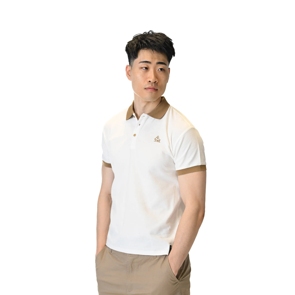 Ivory Roast White Polo Shirt
