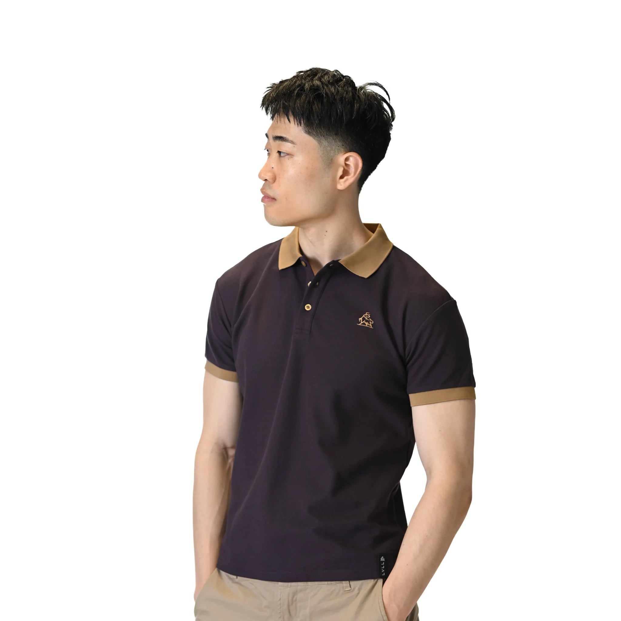 Plum Moca Dark Purple Polo Shirt
