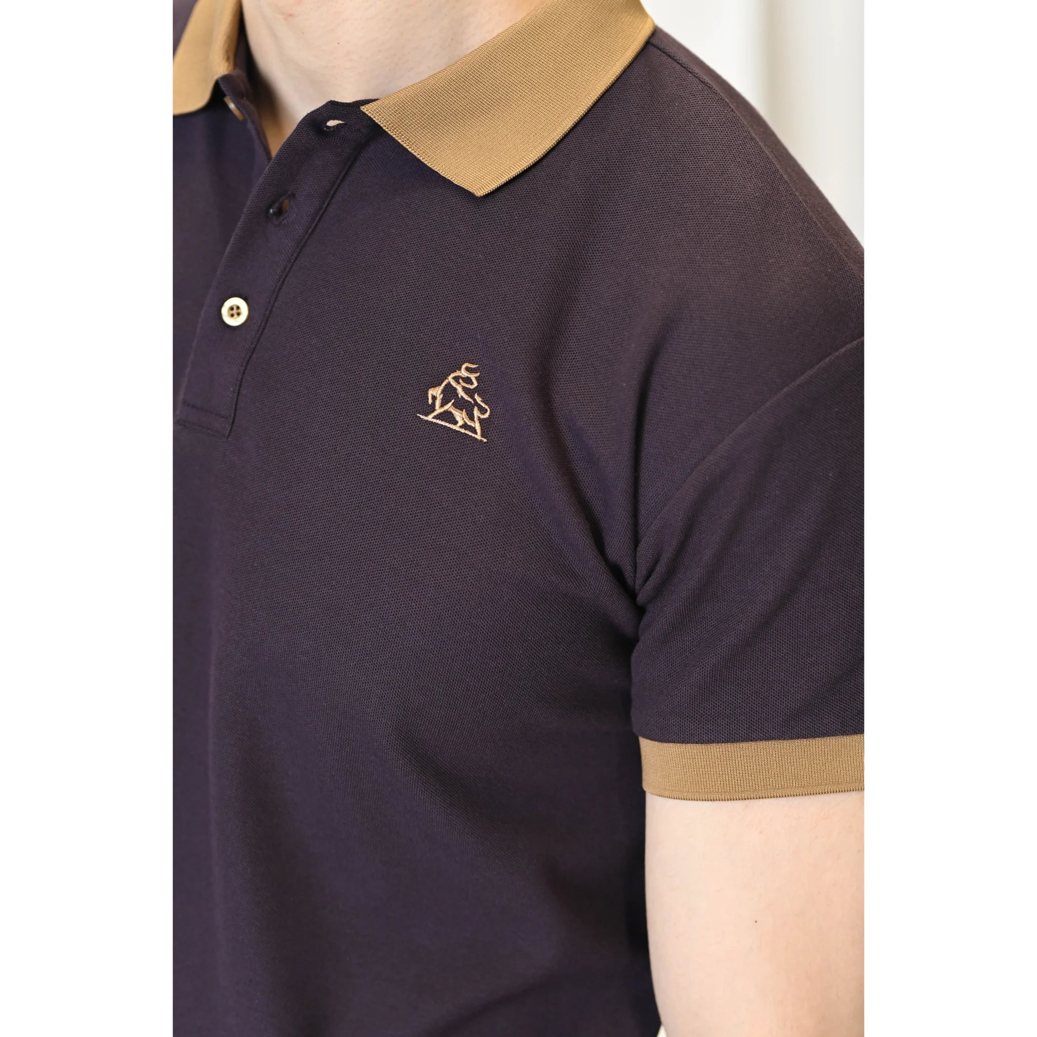 Plum Moca Dark Purple Polo Shirt