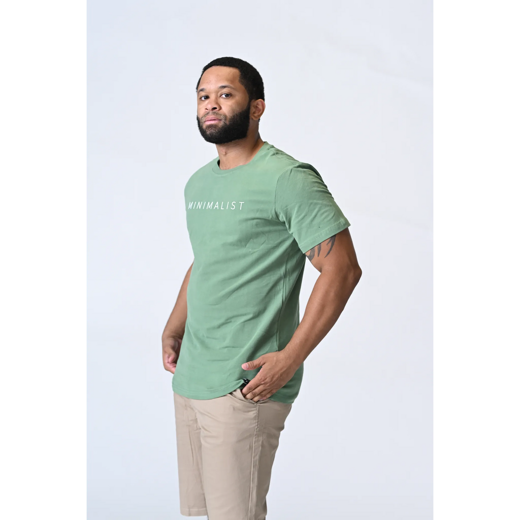 Minimal Moss Green T-Shirt