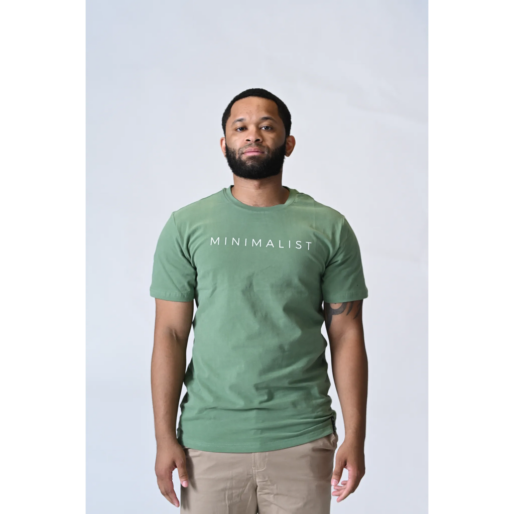 Minimal Moss Green T-Shirt