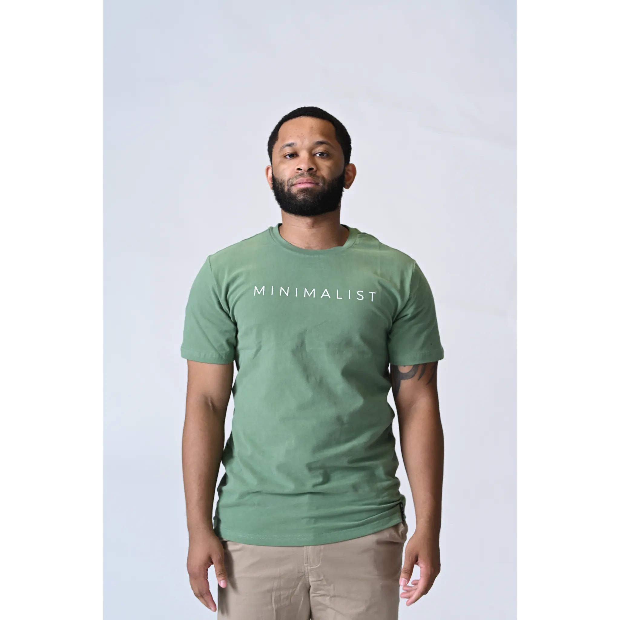 Minimal Moss Green T-Shirt