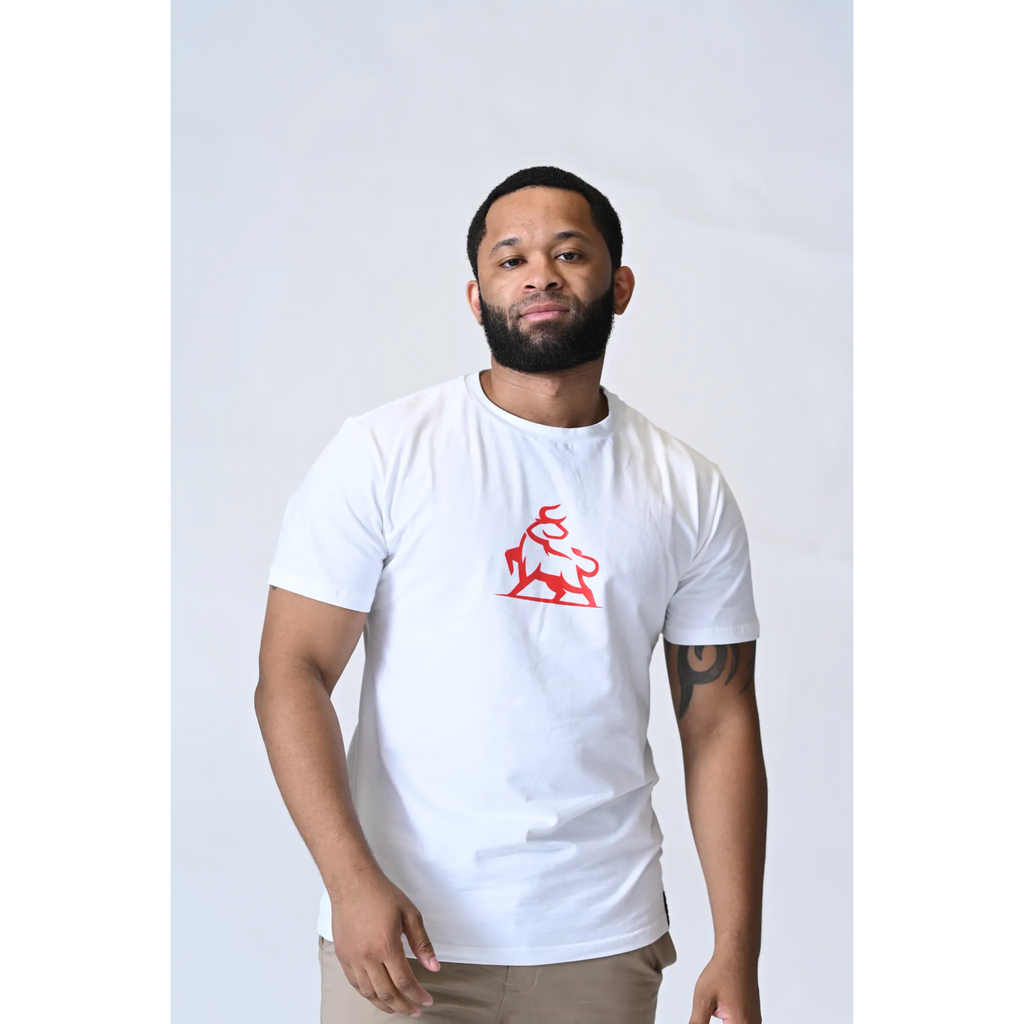 Rogue Bull White T-Shirt