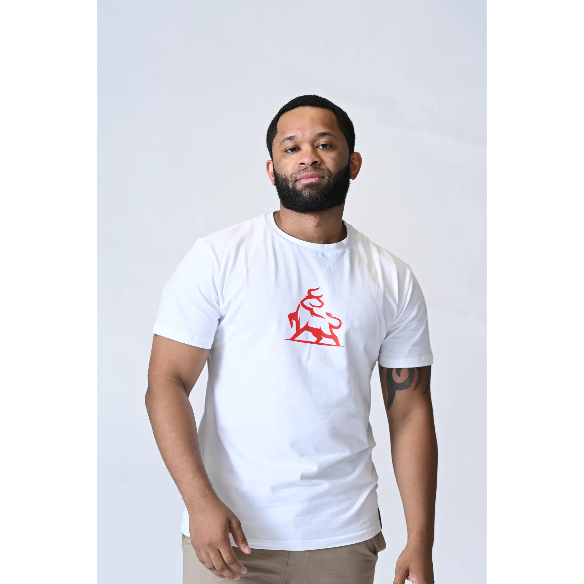 Rogue Bull White T-Shirt
