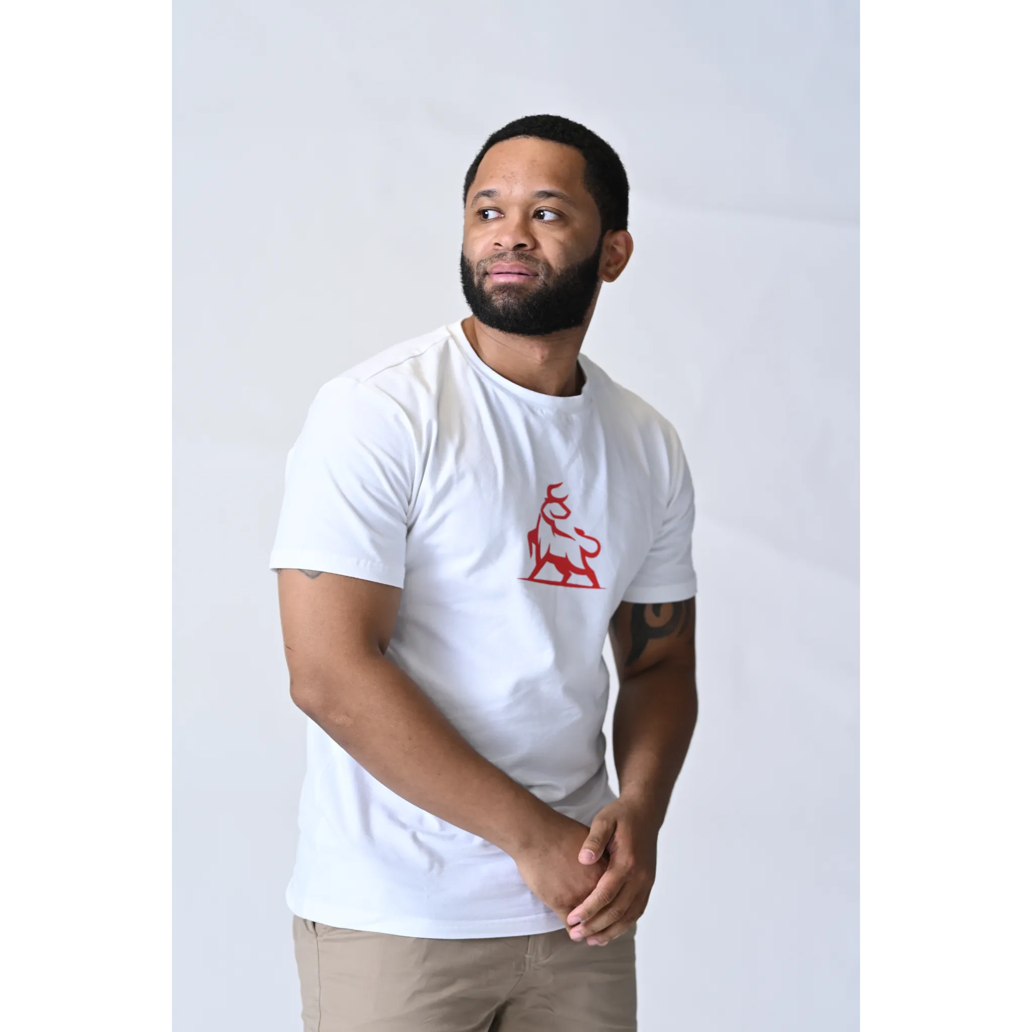 Rogue Bull White T-Shirt