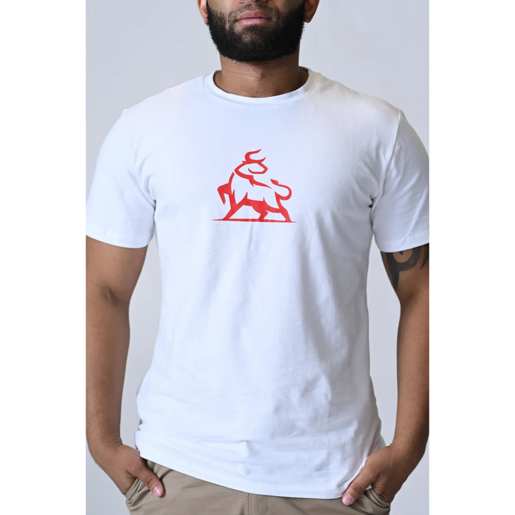 Rogue Bull White T-Shirt