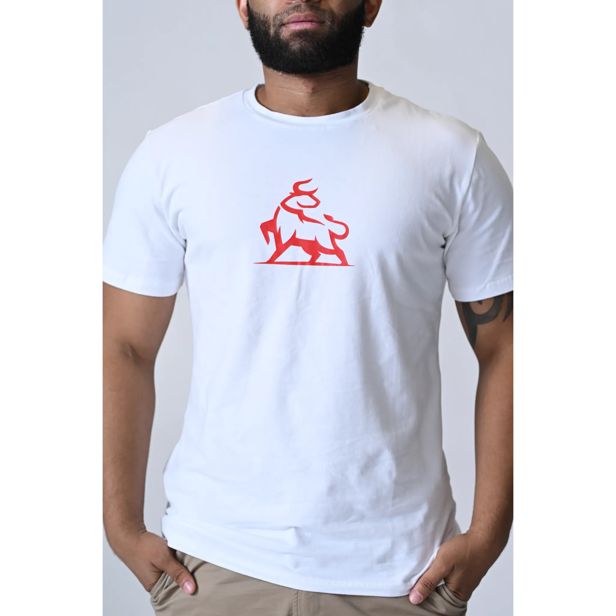 Rogue Bull White T-Shirt