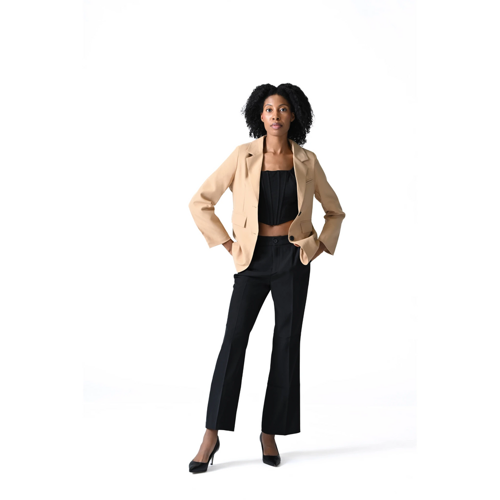Gracelyn Relaxed Warm Sand Blazer