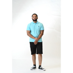 Cloud Drift Sky Blue Polo Shirt