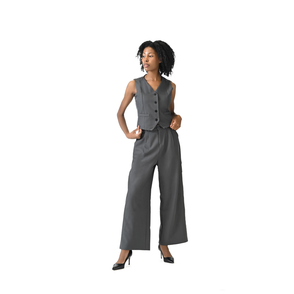 Signature Charcoal Waistcoat and Trouser Set